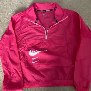 New Nike cropped quarter zip